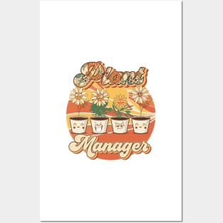 Mothers day  plant manager mama lover groovy Posters and Art